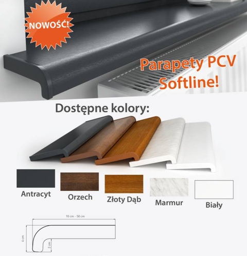 Parapety PCV Softline